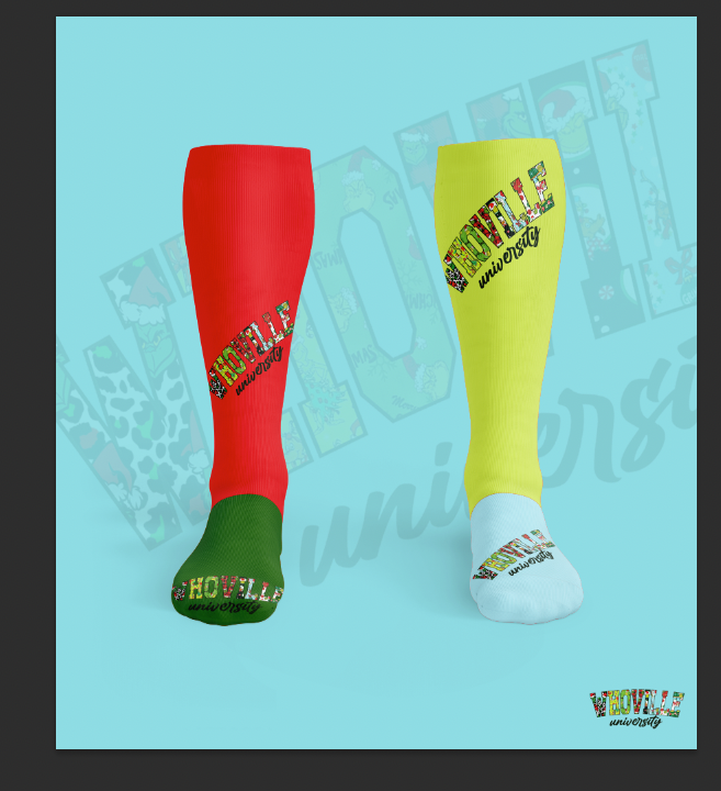 Sleigh My Socks Off - Holiday Socks