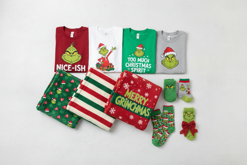 Grinch Family 4 Pack Bundle Mockup