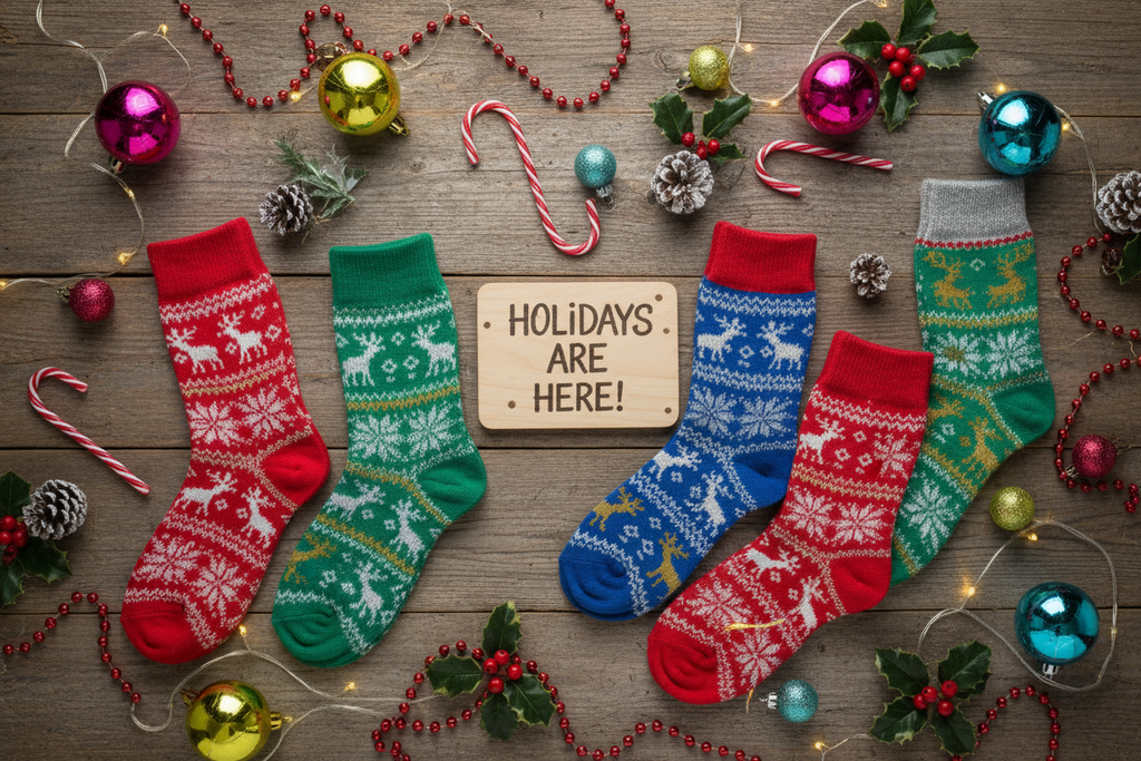 Sleigh My Socks Off - Holiday Socks