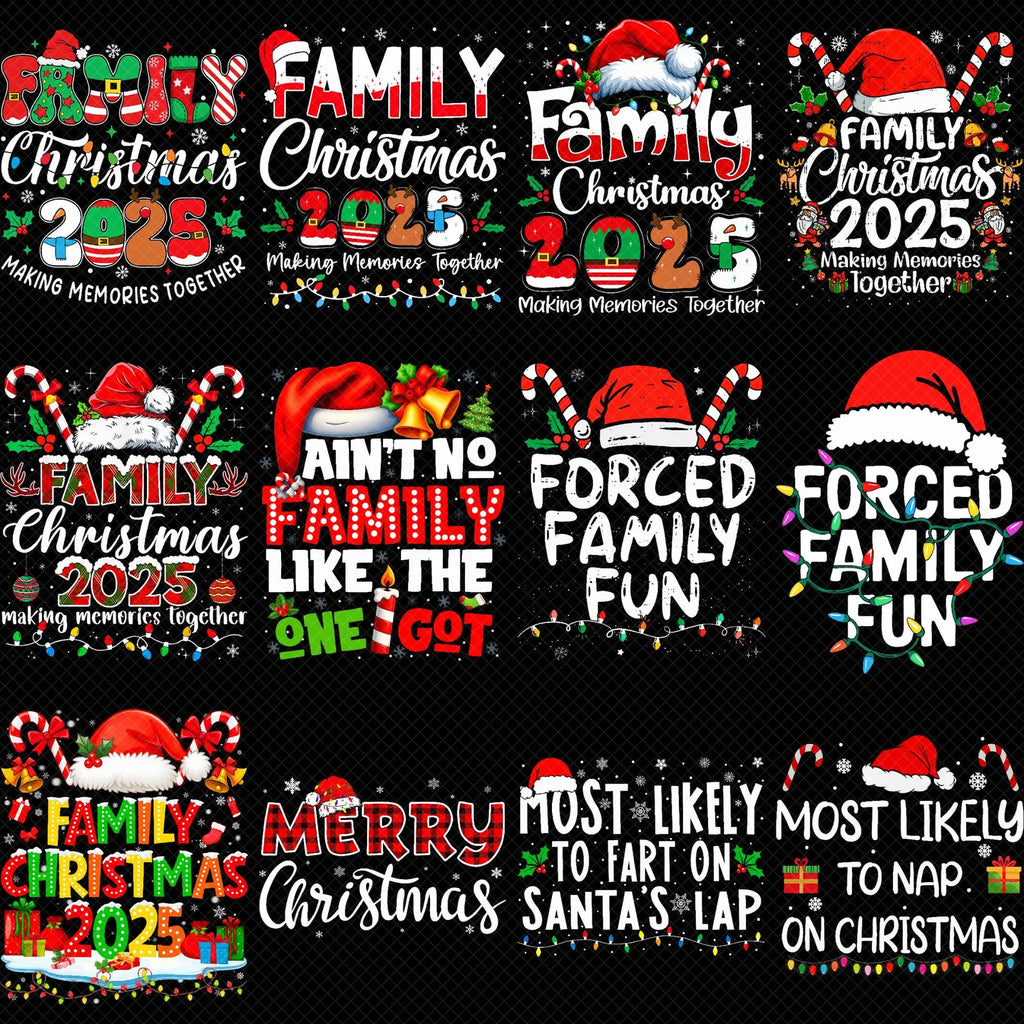 Mean & Matching – Family Grinch Set